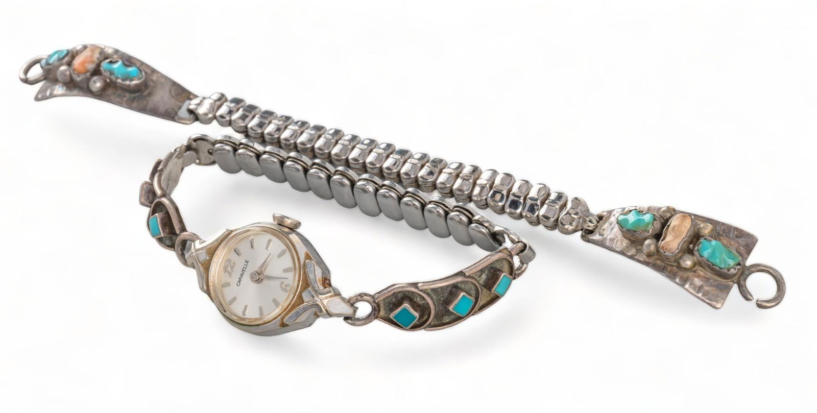 (2) Stone Inlay Watch and Additional Strap (1 of 5)