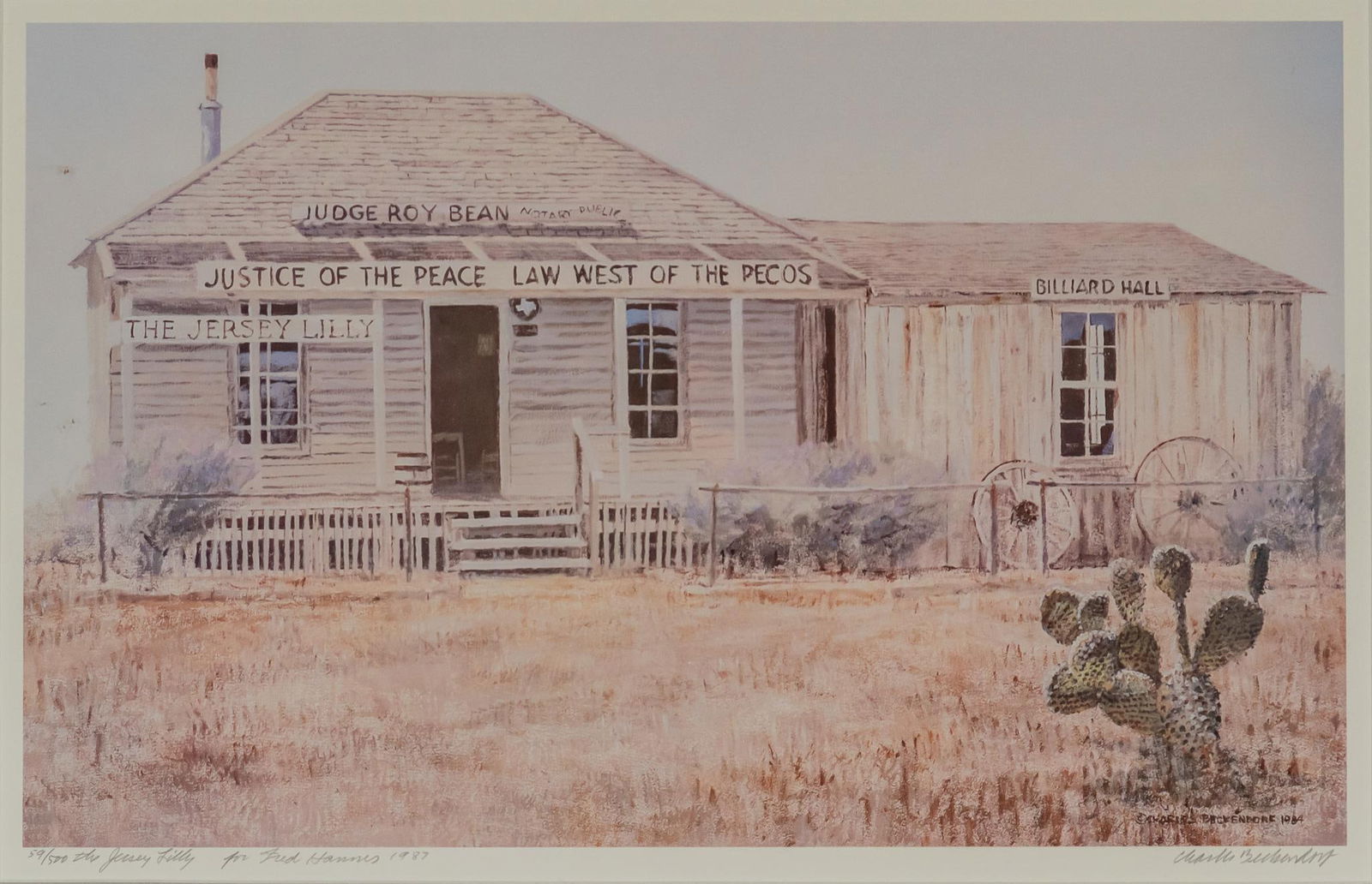 Charles Beckendorf, "The Jersey Lilly" (1 of 5)