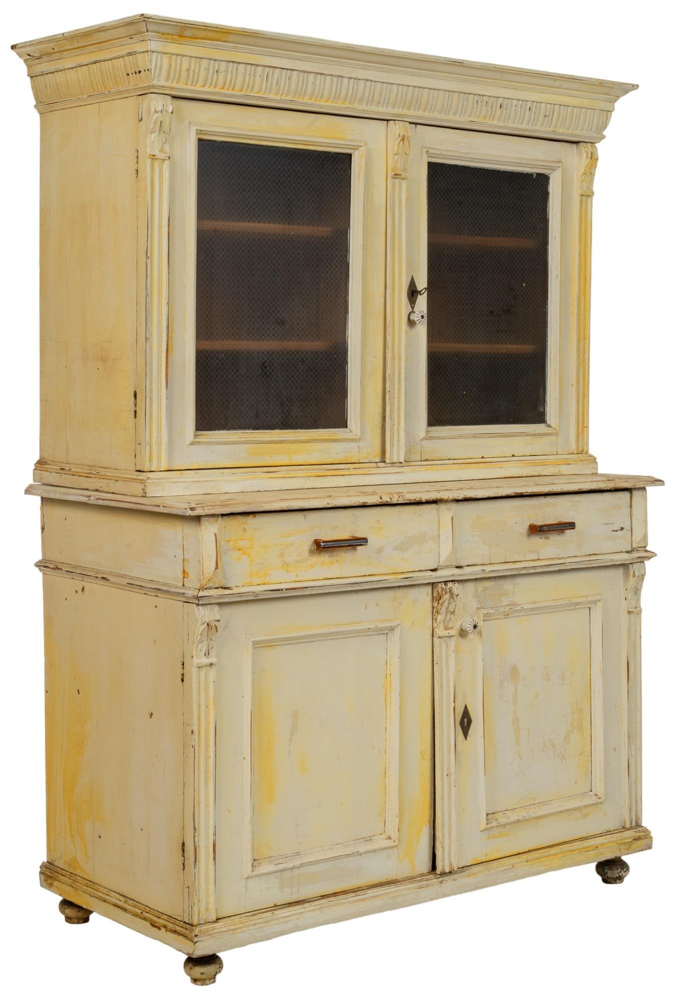 Painted Farmhouse Kitchen Cabinet (1 of 10)