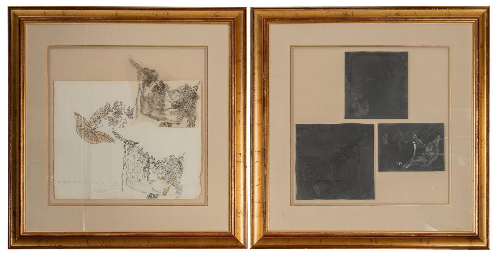 Ed Morgan, (2) Southwestern Collages, 1986 (1 of 8)