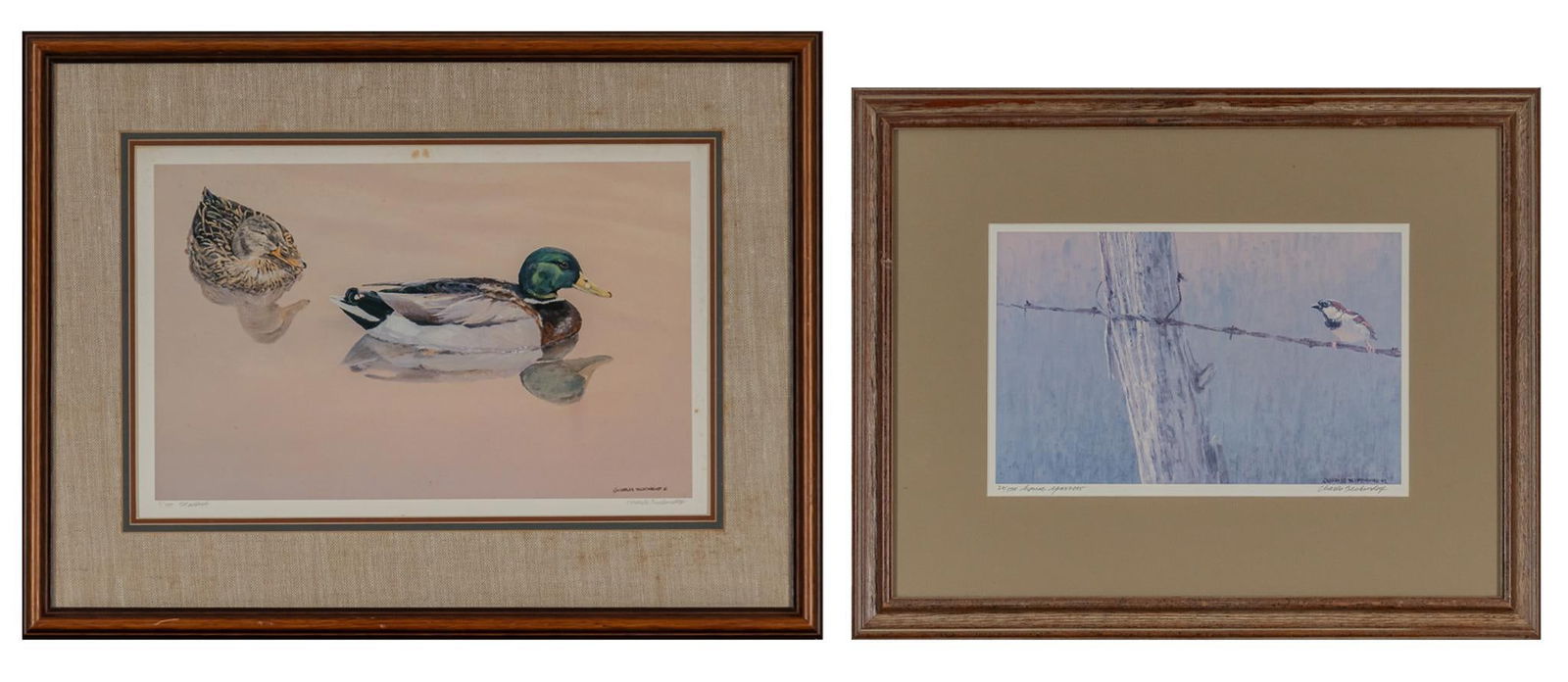 (2) Charles Beckendorf Lithographs (1 of 10)