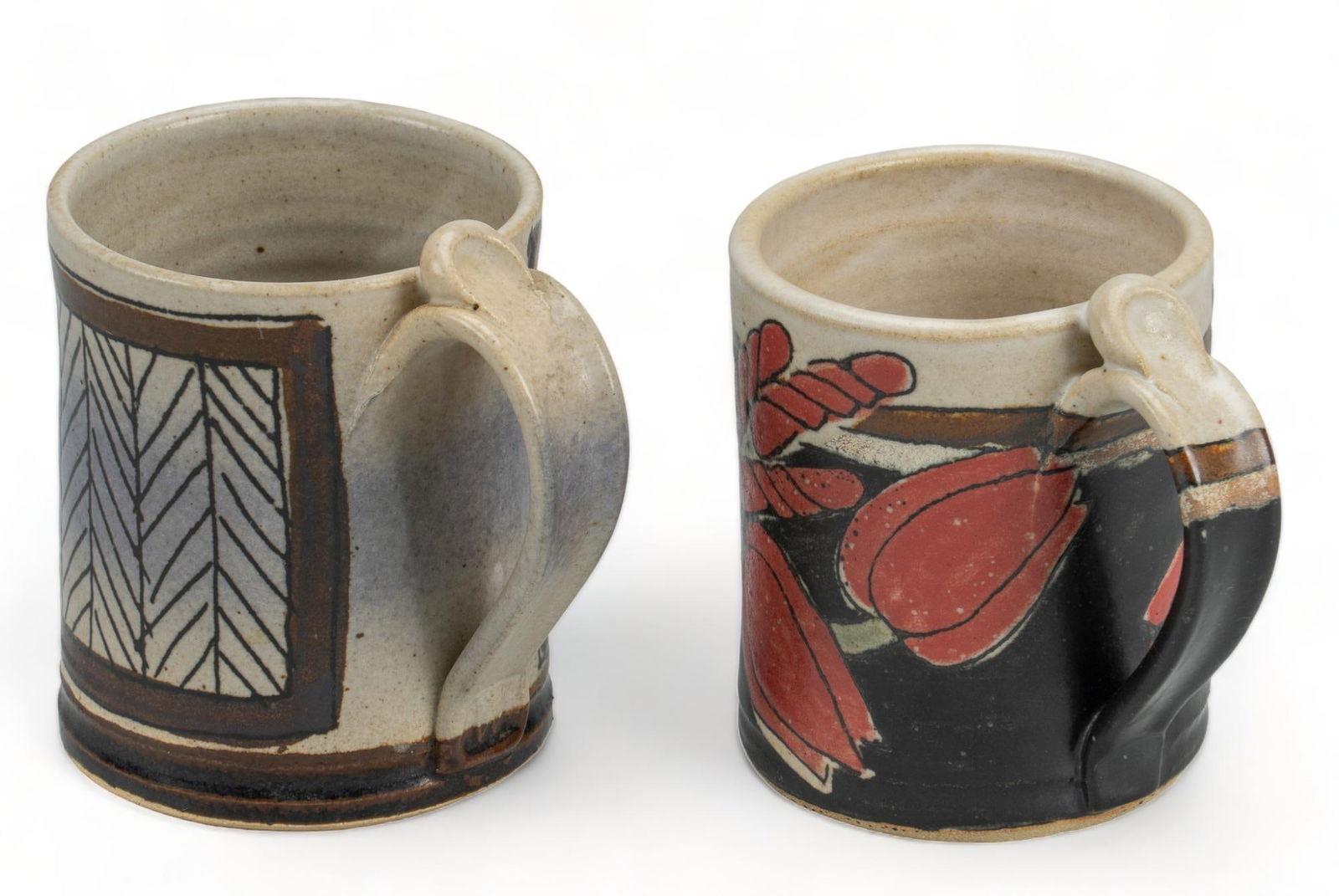 Bill Wilhelmi, (2) Stoneware Mugs (1 of 8)