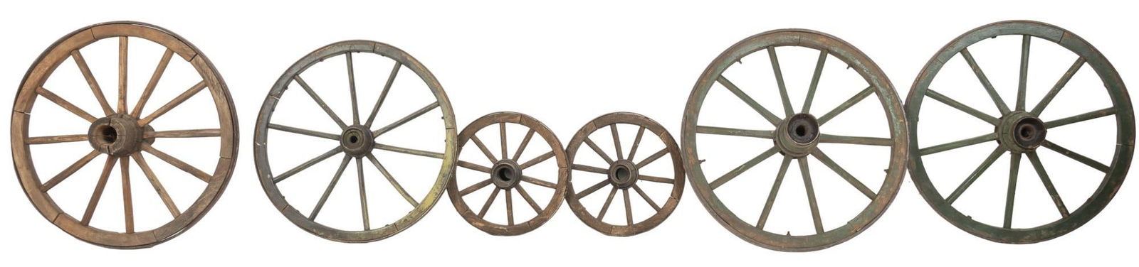 (6) Primitive Wagon Wheels (1 of 6)