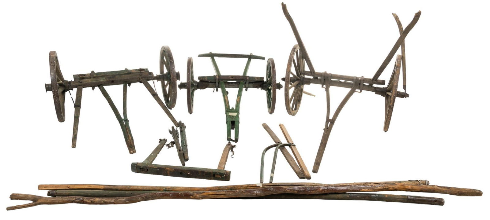 Lot of Primitive Wagons (1 of 9)