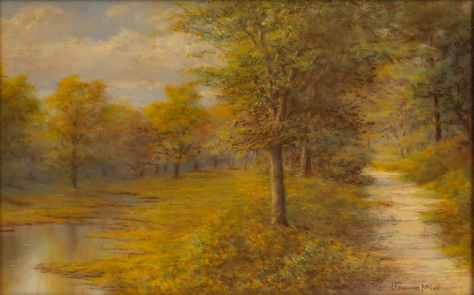 James Ferdinand McCan, Pastel Landscape, 1919 (1 of 4)
