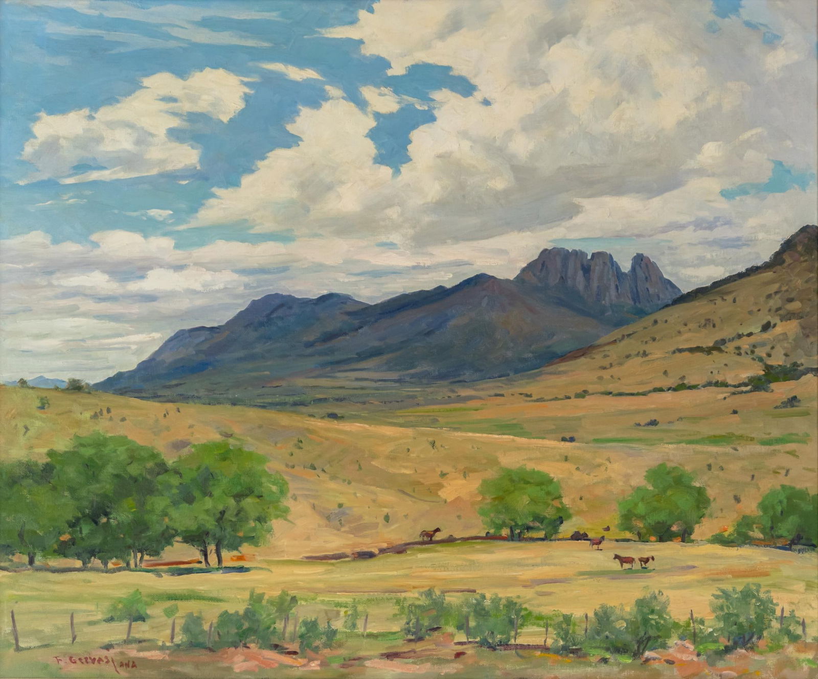 Frank Gervasi, "Sawtooth Mountain" (1 of 7)