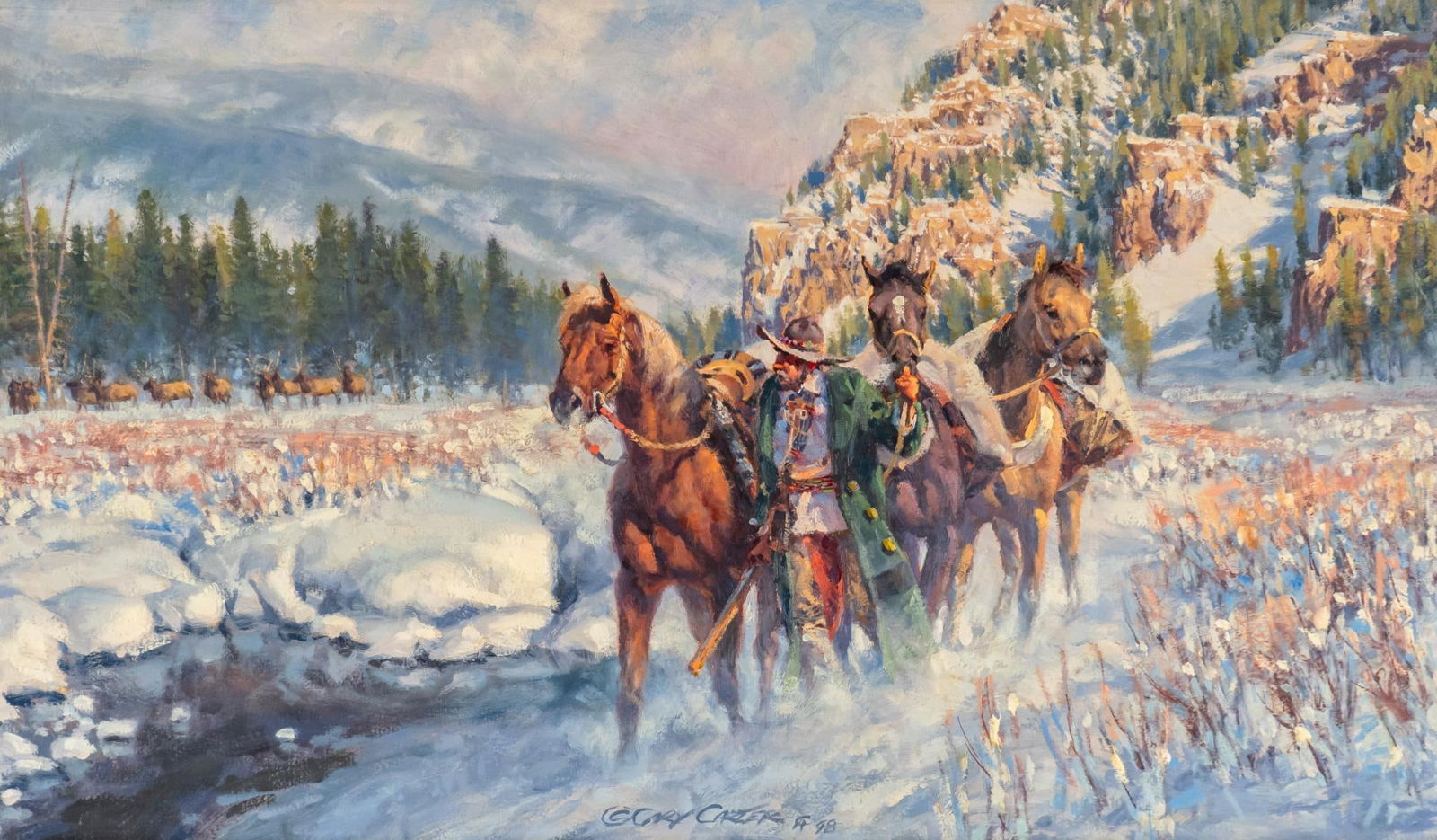 Gary Carter, Study for "Stalking Horse", 1998 (1 of 5)