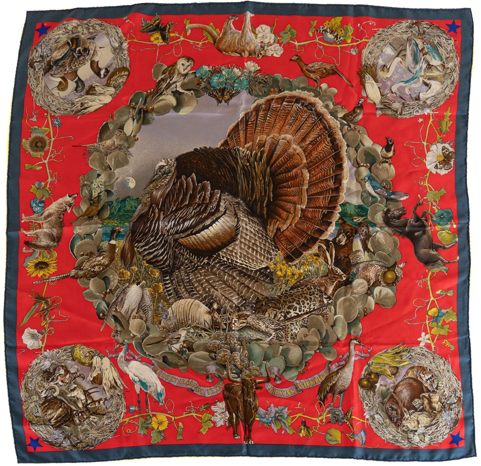 Kermit Oliver x Hermes, "Faune et Flore du Texas" (1 of 5)