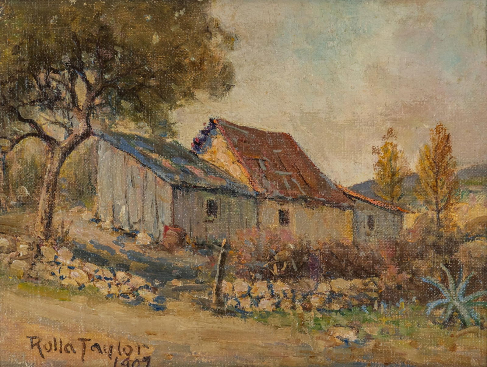 Rolla Taylor, "Shack, Brackenridge Park", 1907 (1 of 5)