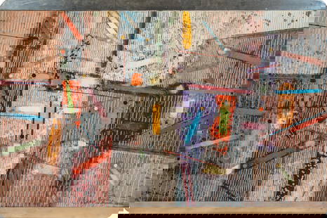 Paul Maxwell, "Translation", 1985: Paul Maxwell (Texas, 1925-2015), "Translation", 1985, acrylic on canvas laid down on board size: 40 x 60 in., not framed Provenance: A San Antonio, Texas collection We happily provide seaml