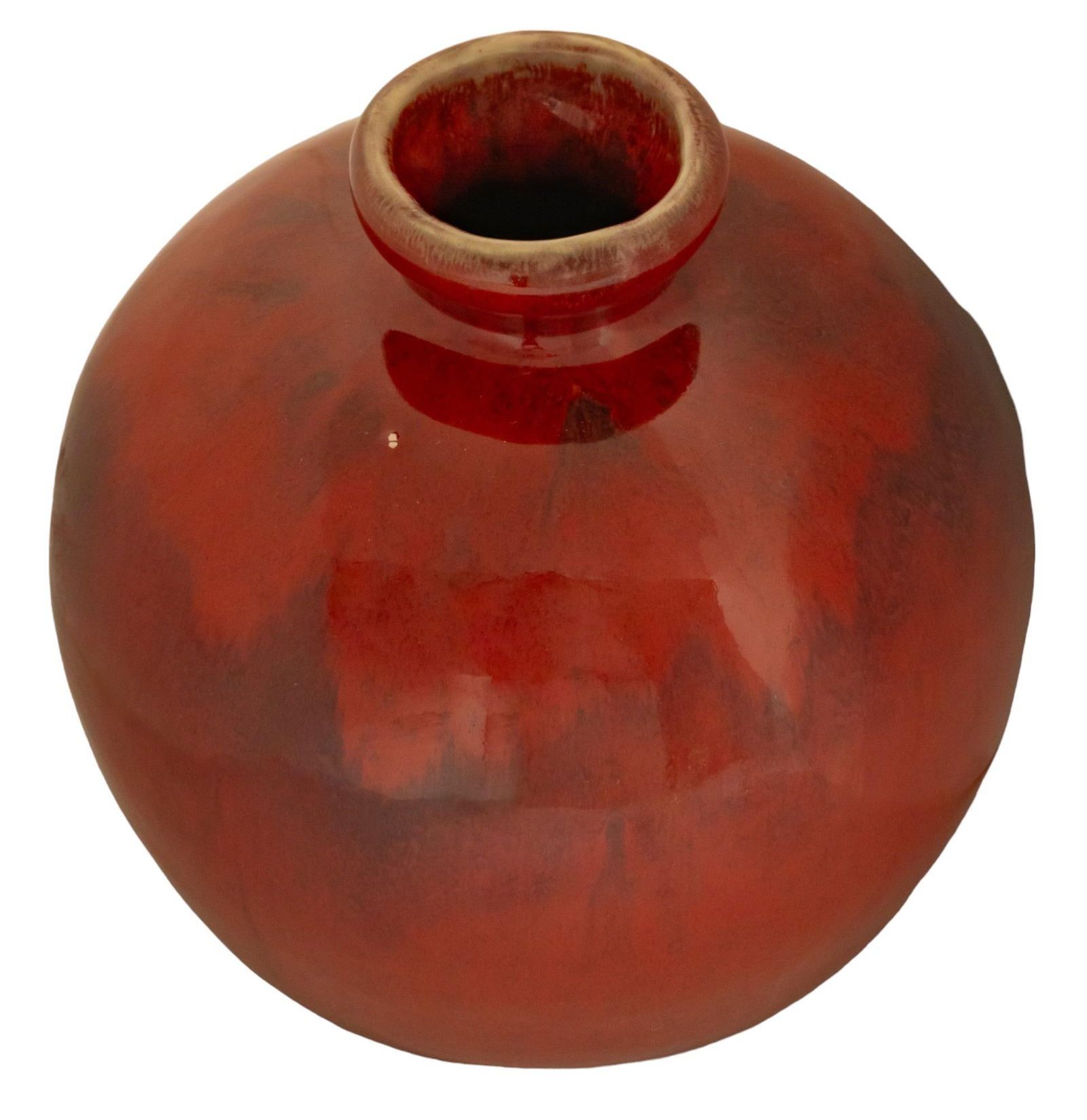 Harding Black, Large Oxblood Vessel, 1984 (1 of 4)