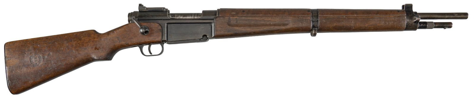 WWII French MAS Mle 1936 7.5 French Bolt Action Rifle: Serial: H82276 Manufacturer: St. Etienne-France (c. 1940) Model: 1936 Caliber: 7.5x54 French Barrel Length: 22.5 in. OAL: 40.5 in. Condition: Good; wood stock has wear commensurate w/ age & wartim