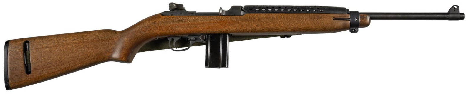 Plainfield Machine M1 Carbine 30 Carbine Semi Auto Rifle: Serial: 17169 Manufacturer: Plainfield Machine Model: M1 Carbine Caliber: 30 Carbine Barrel Length: 18 in. OAL: 36 in. Condition: Very Good; wood stock has very light handling marks; receiver & ba