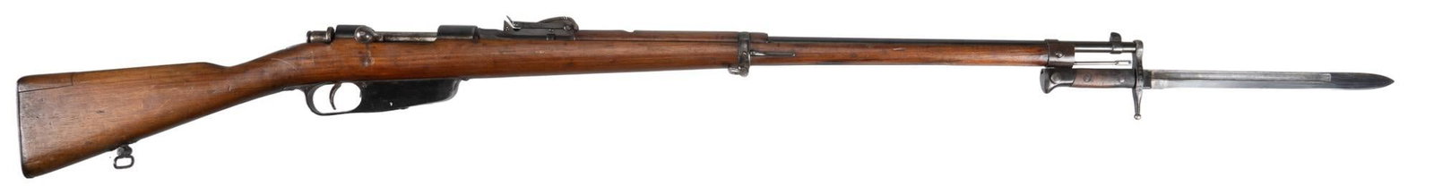Italian Terni Carcano M91 6.5 Carcano Rifle W/ Bayonet: Serial: ZN 7012 Manufacturer: Terni Arsenal-Italy (c. 1916) Model: Carcano M91 Caliber: 6.5x52 Carcano Barrel Length: 30.5 in. OAL: 50.5 in. Condition: Good; wood stock has wear commensurate w/ age; b