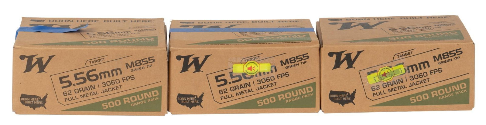 Approximately 1500 Rounds of Winchester 556 M885 Green Tip Ammunition: Includes: -1500 Rounds of Winchester 5.56x45 M855 Green Tip 62 Gr FMJ Provenance: A Lago Vista, Texas estate Nationwide in-house shipping is available on this item. Please email shipping@vogtaucti