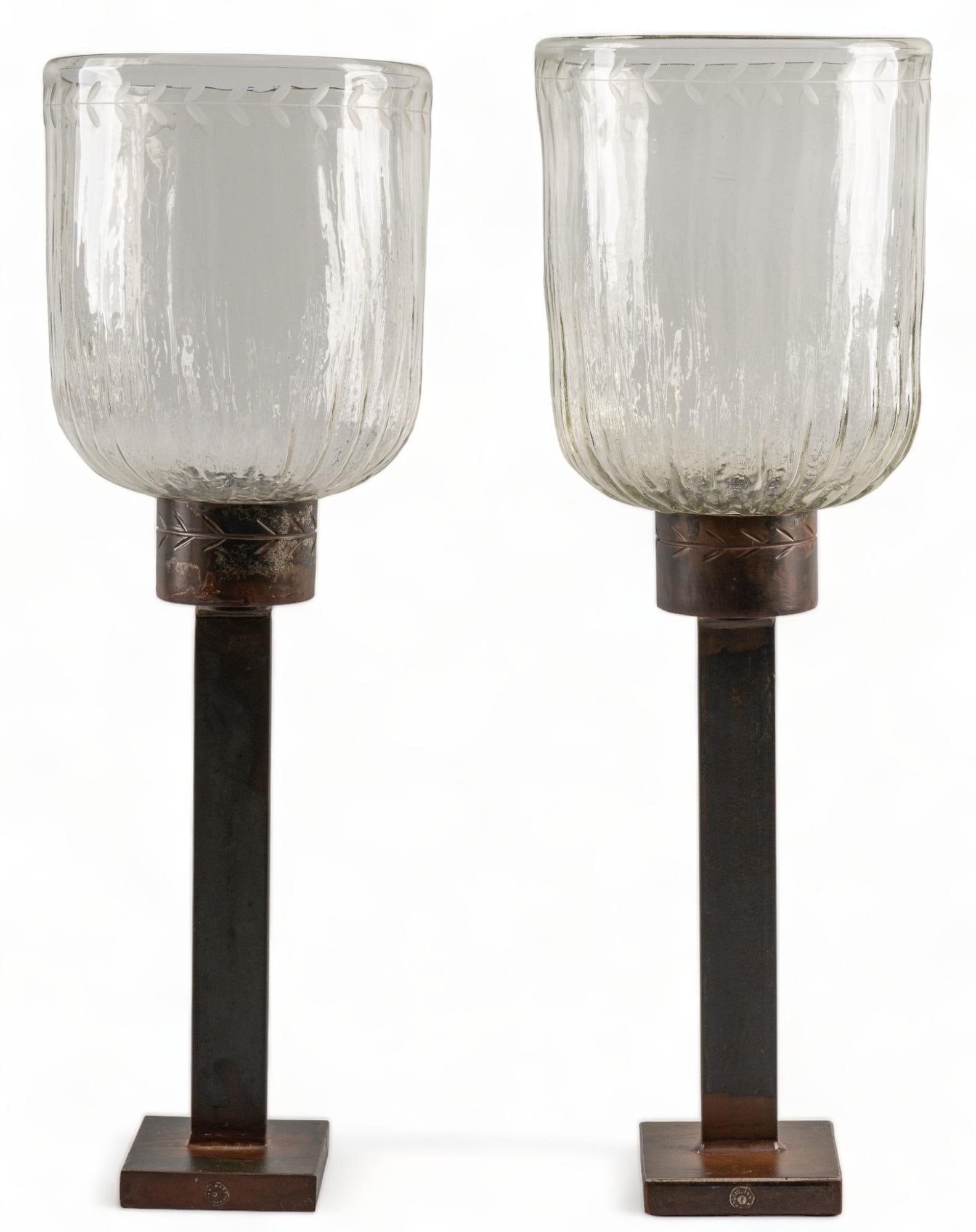 Pair of Jan Barboglio Candleholders (1 of 6)