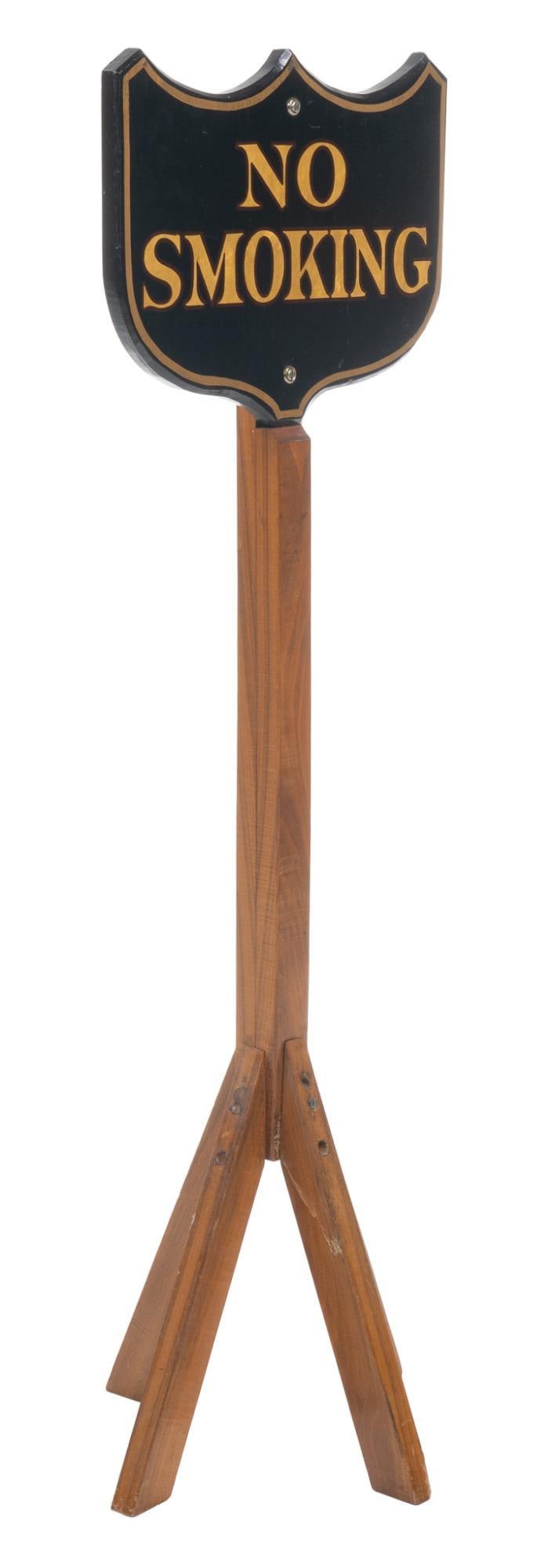 Vintage No Smoking Sign (1 of 6)