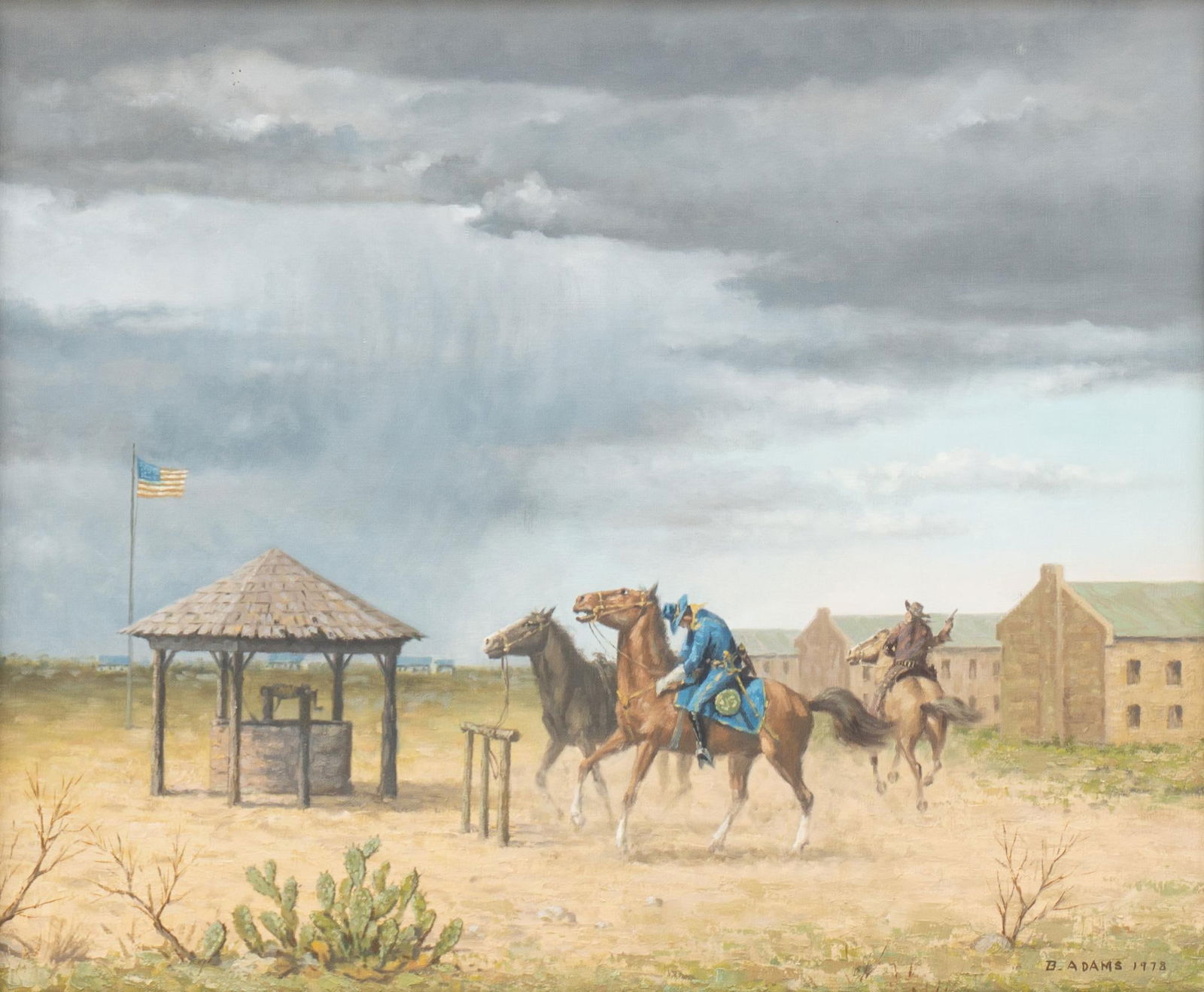 B. Adams (20th C.), Barrack Well, 1978 (1 of 4)