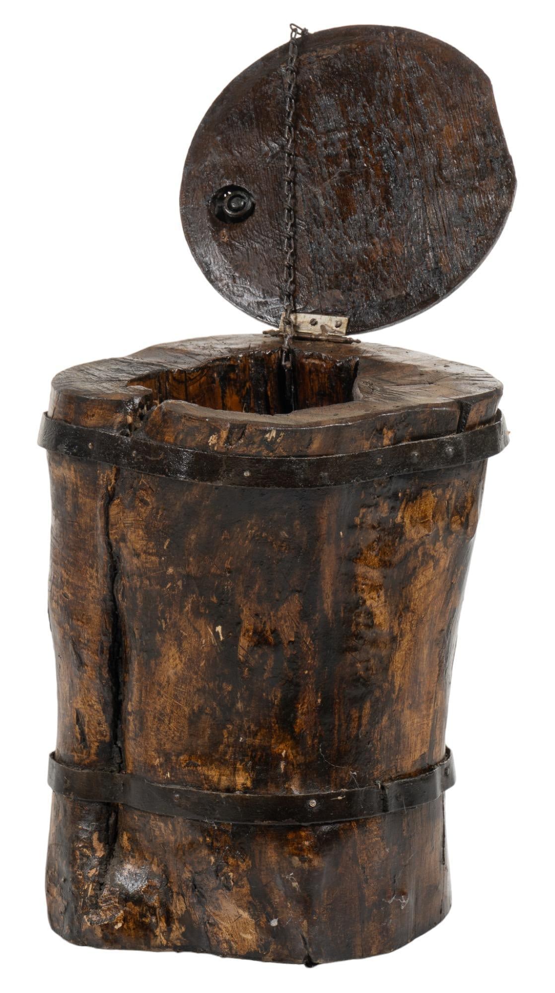 Rustic Storage Barrel (1 of 8)