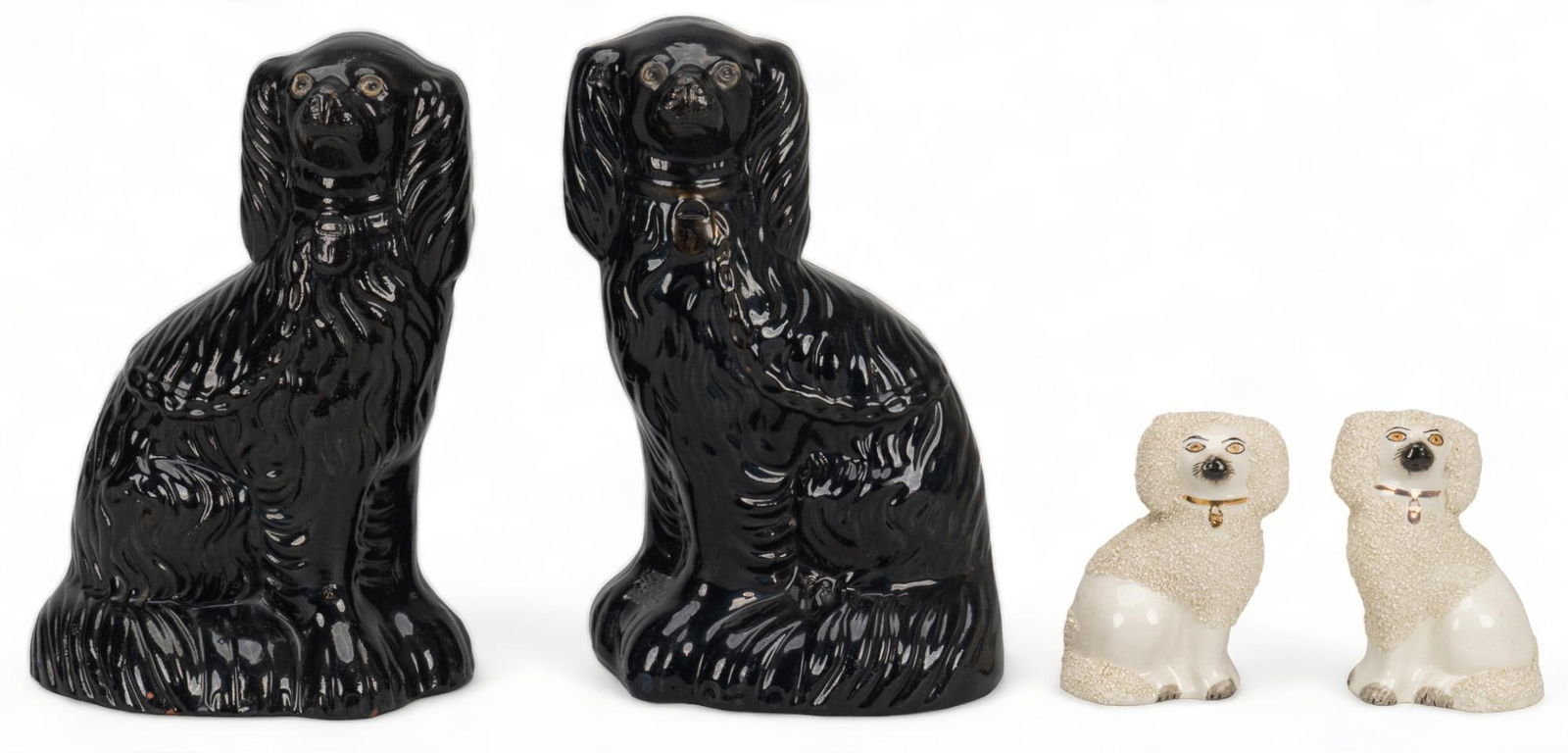 (2) Pairs of Porcelain Staffordshire Dogs (1 of 5)