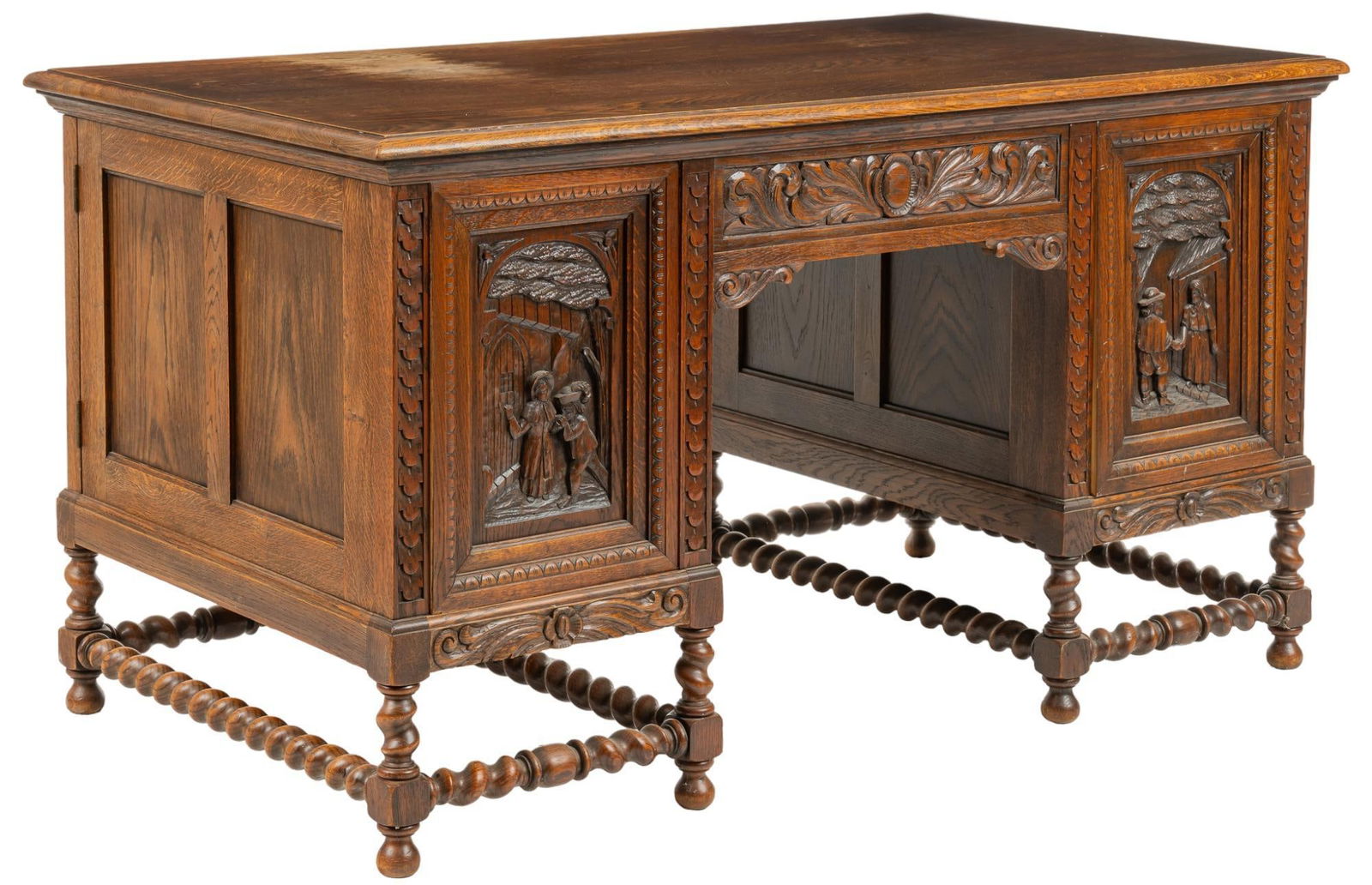 Medieval Revival Style Desk (1 of 11)