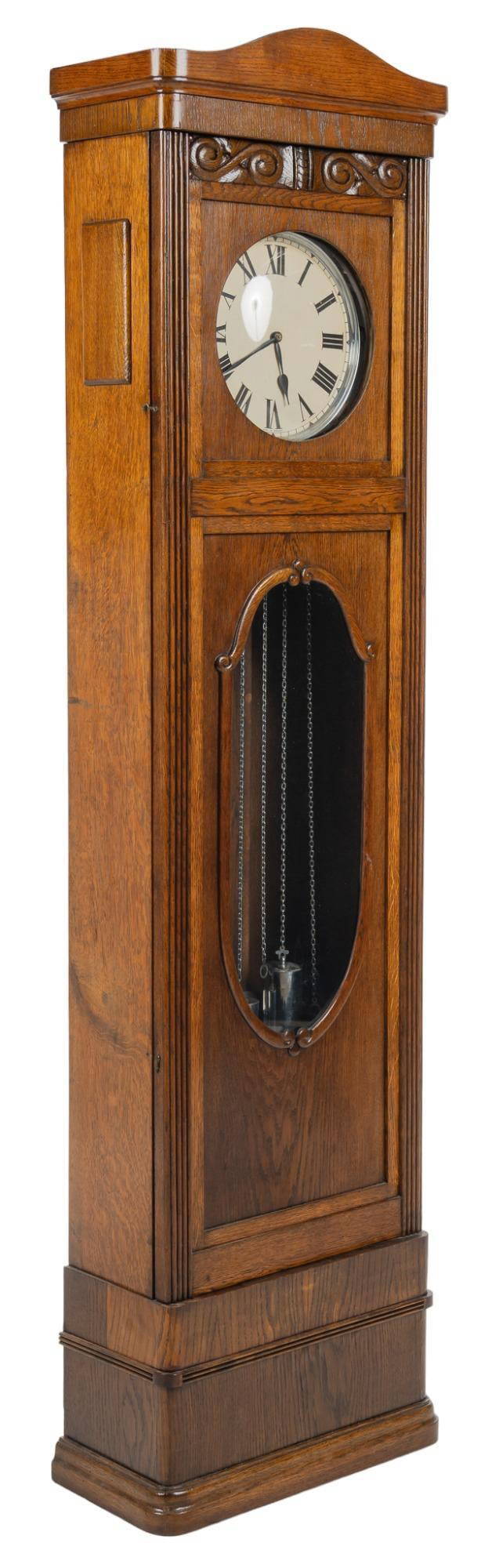 Antique Oak Grandfather Clock Auction