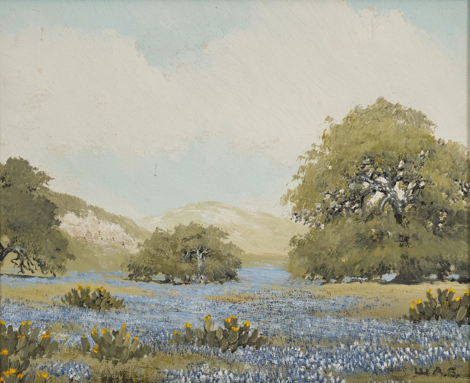 W. A. Slaughter, Bluebonnet Landscape (1 of 4)