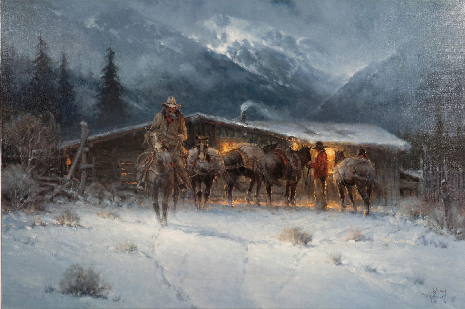 G. Harvey, "Leaving the High Country", 381/950 (1 of 4)