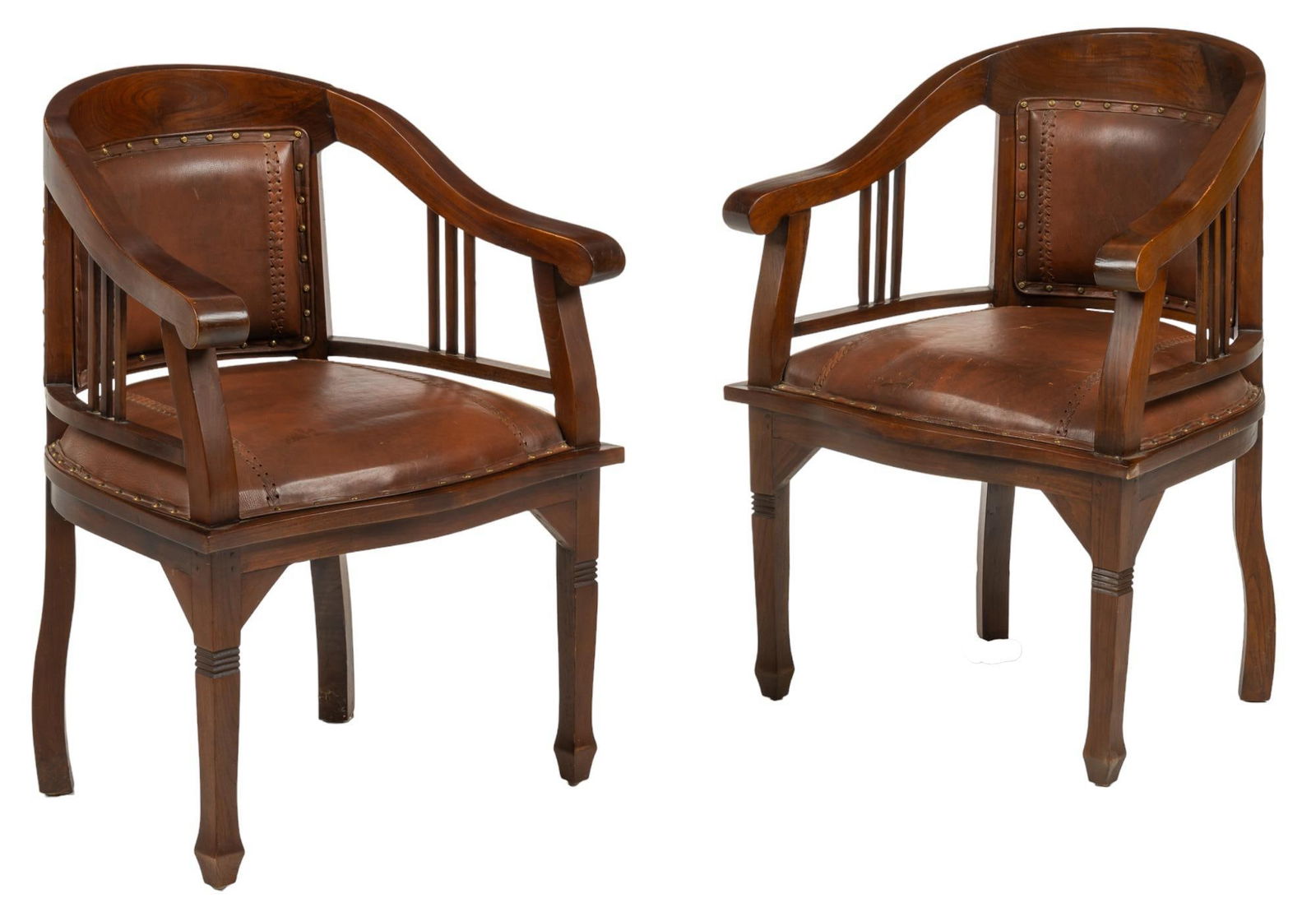 Pair of Arts and Crafts Armchairs (1 of 9)