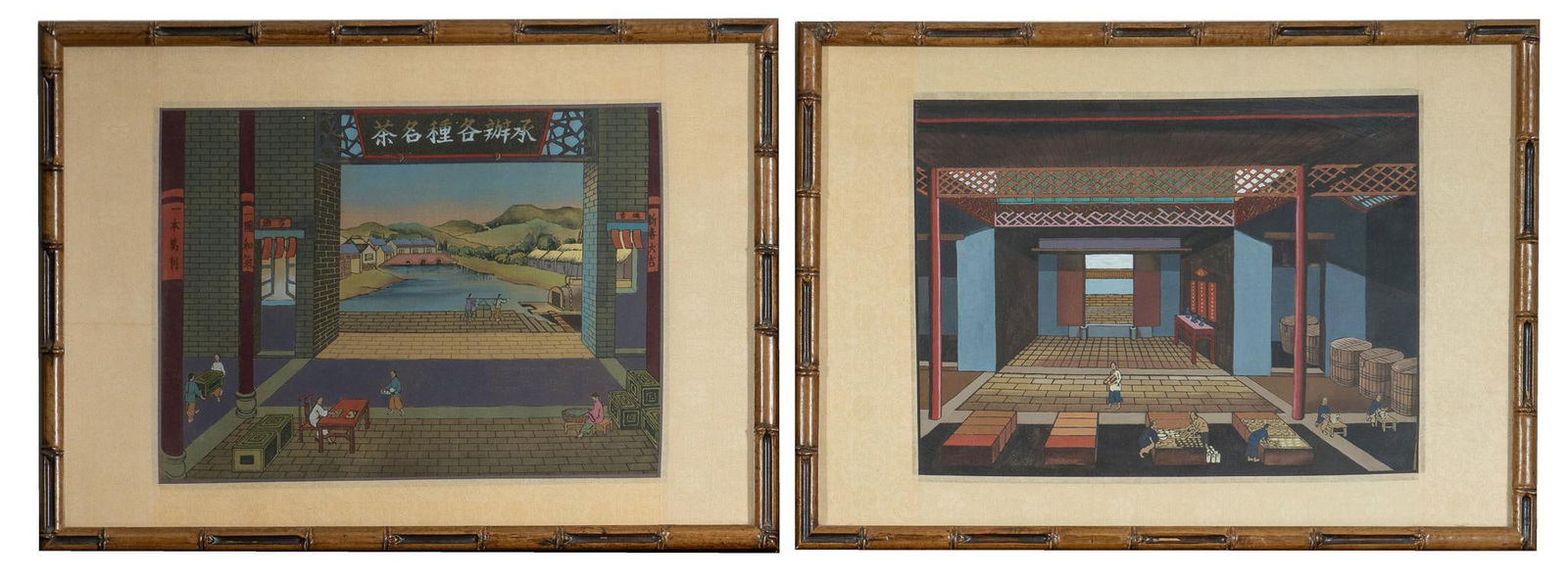 (2) Asian Paintings on Silk (1 of 4)