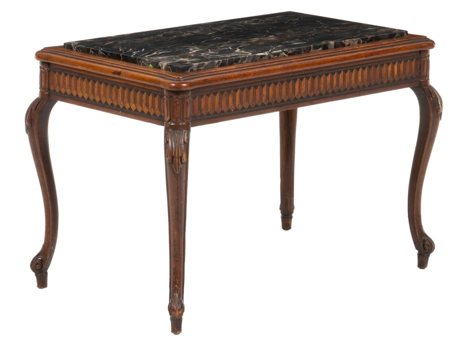 Louis XV Style Marble Top Side Table (1 of 7)