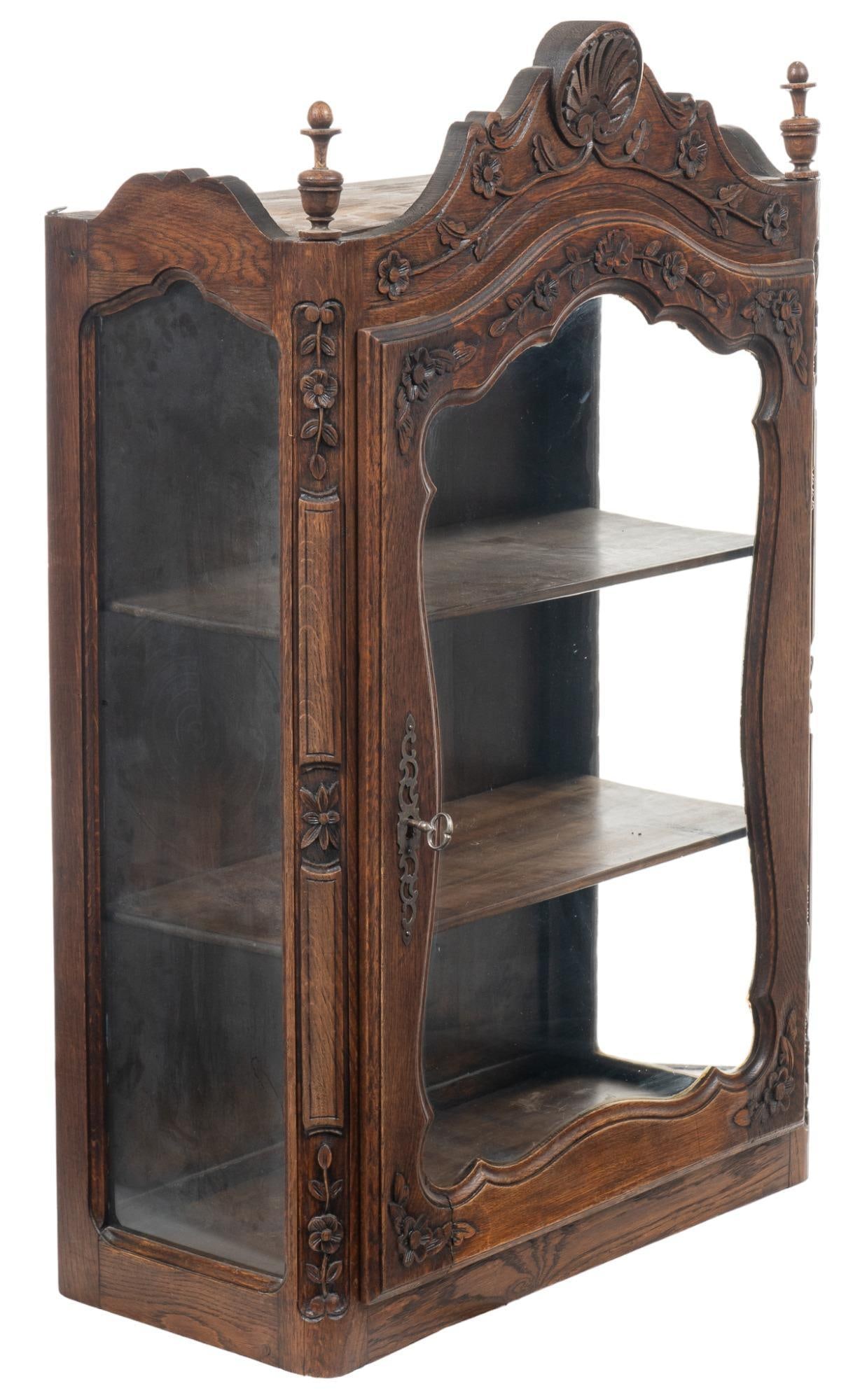 French Provincial Wall Cabinet (1 of 7)