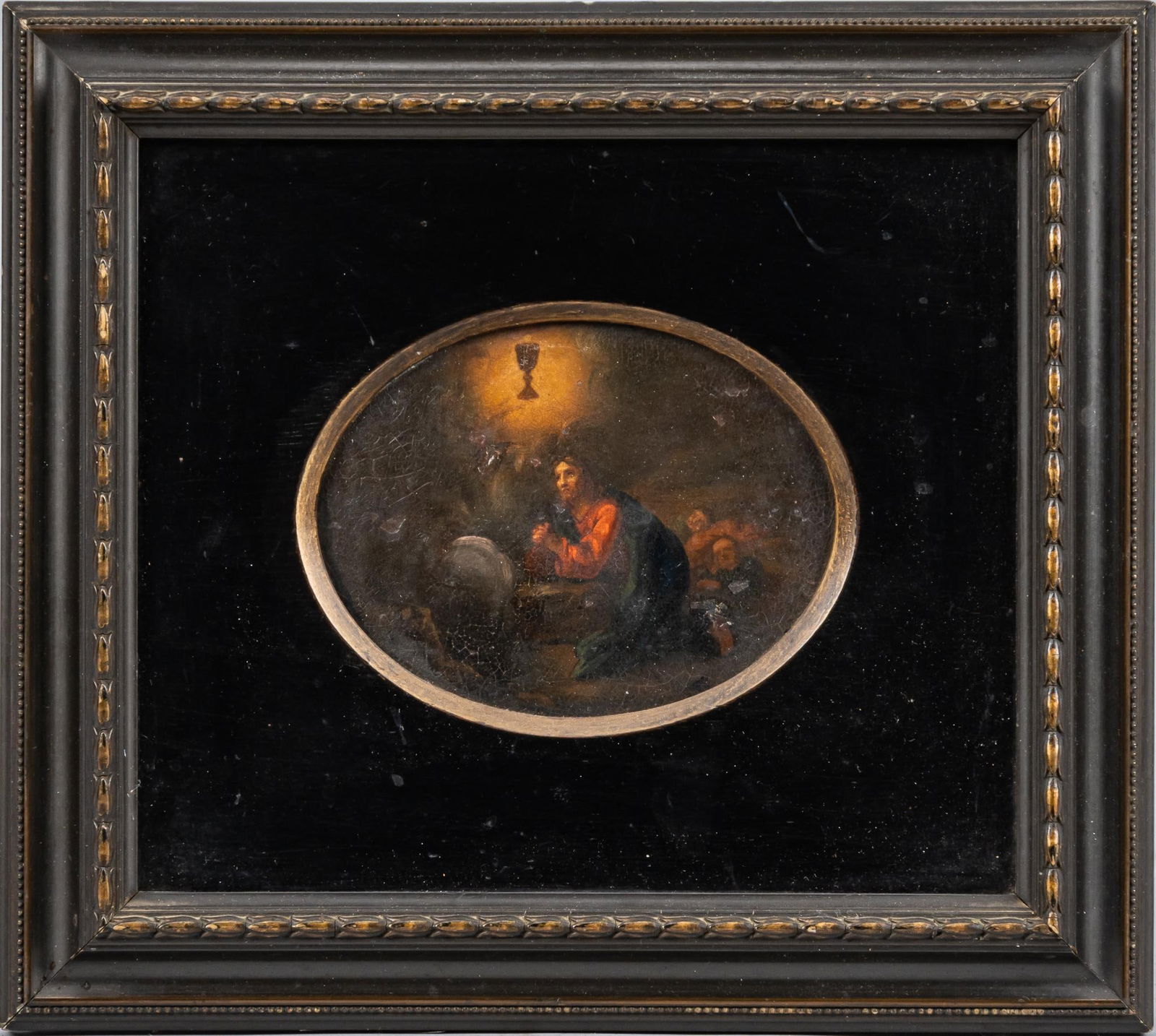 19th C. Mexican Retablo, Christ in the Garden of Gesthemane (1 of 5)