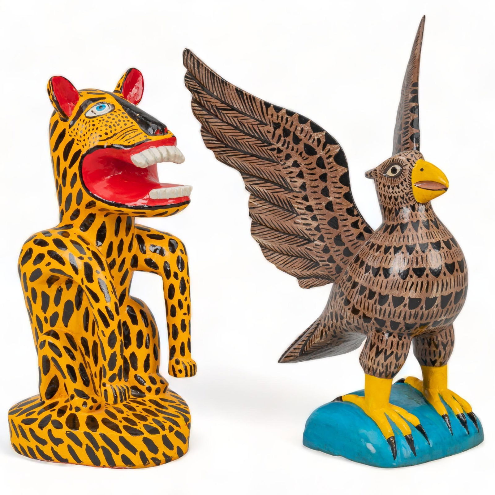 Oaxacan Folk Art Jaguar and Eagle (1 of 5)