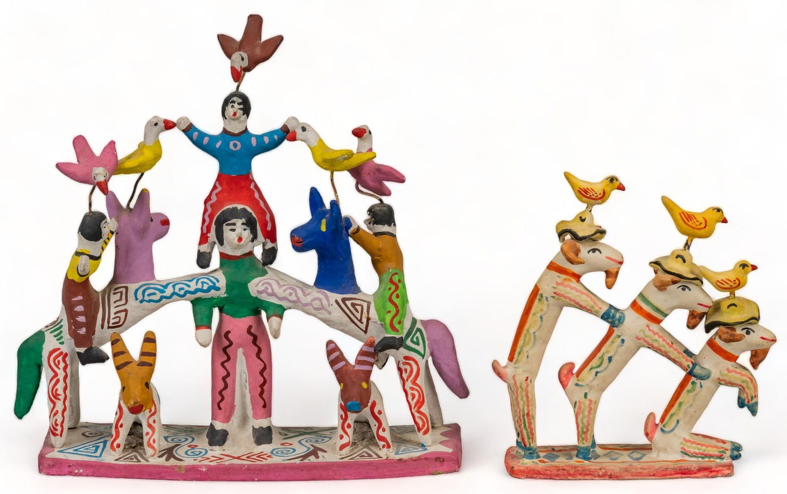 Attrib. Heron Martinez Mendoza, (2) Acrobatic Tableaux (1 of 7)