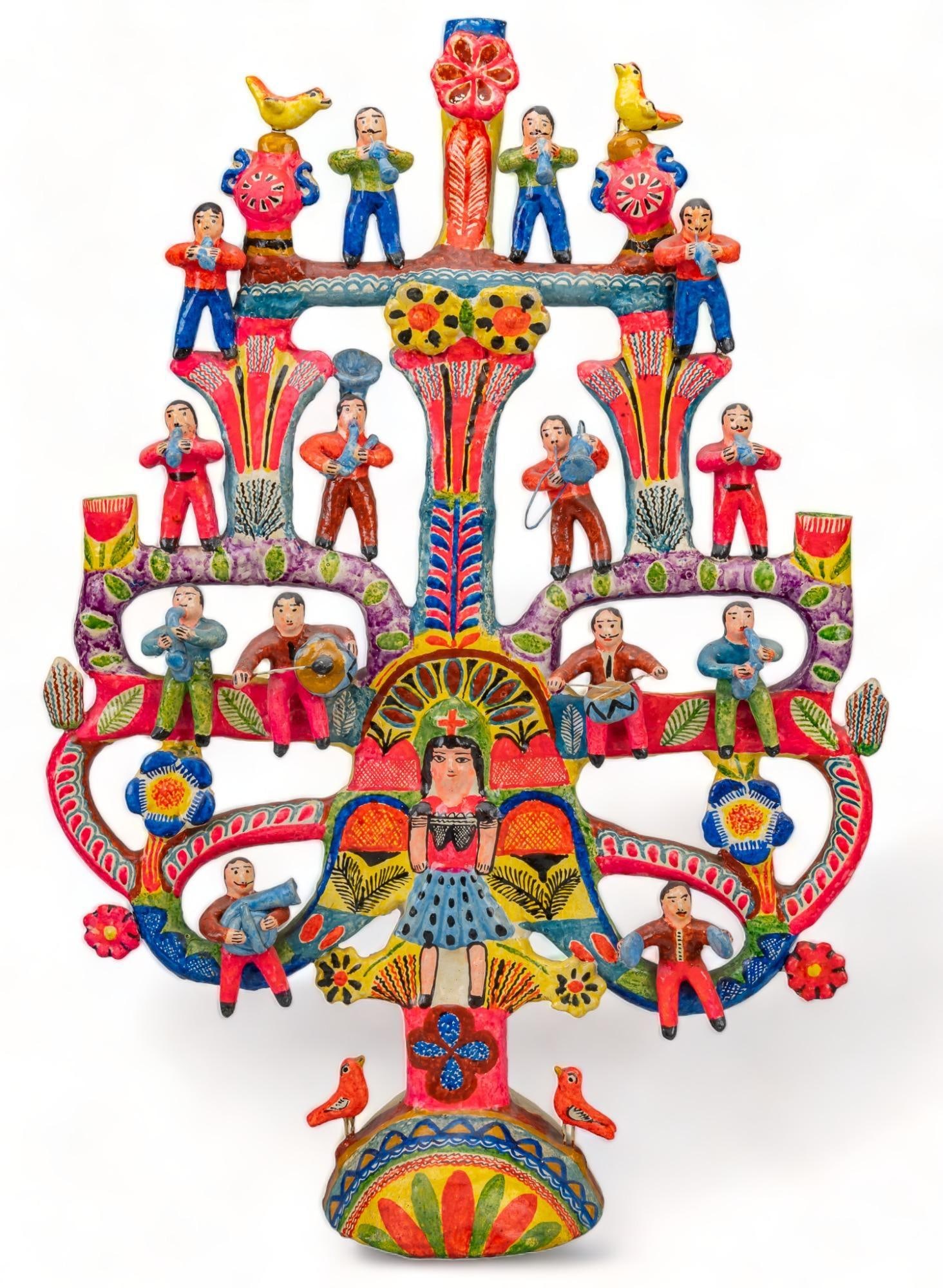 Attrib. Francisco Flores, Tree of life Candelabra (1 of 6)