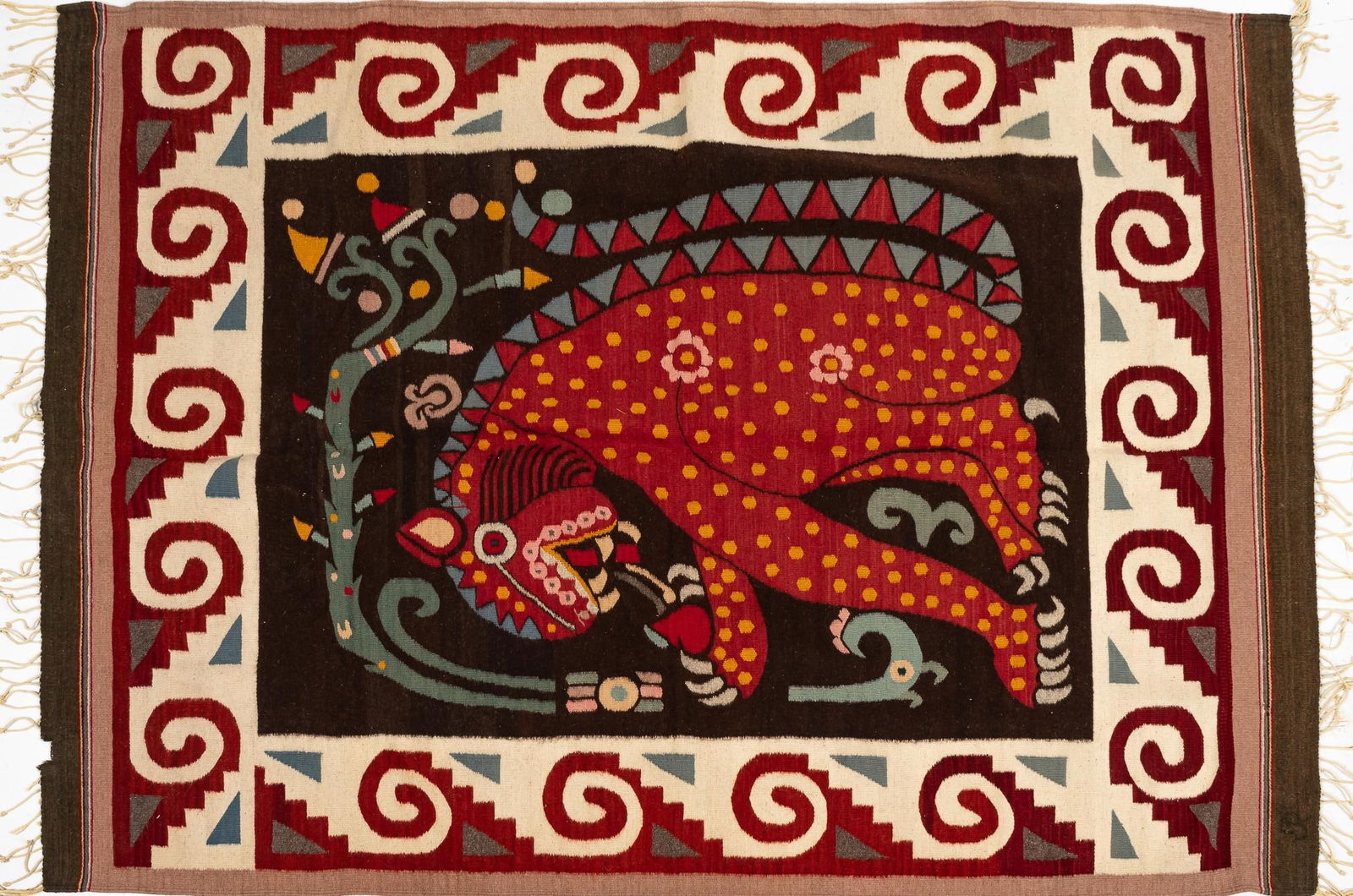 Handwoven Zapotec Rug, 7 ft. x 5 ft. 4 in. (1 of 3)