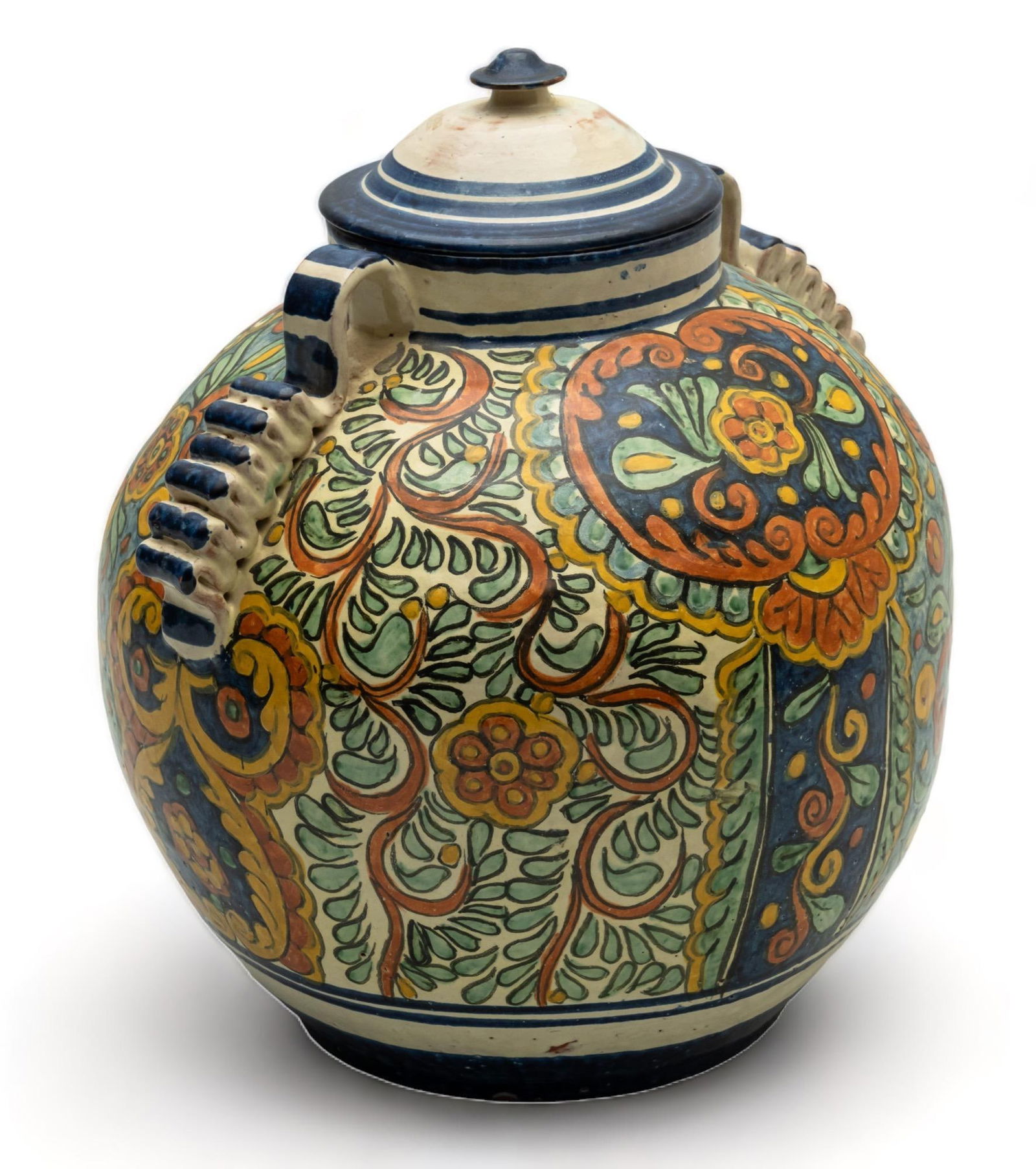 Large Mexican Majolica Tibor (1 of 6)