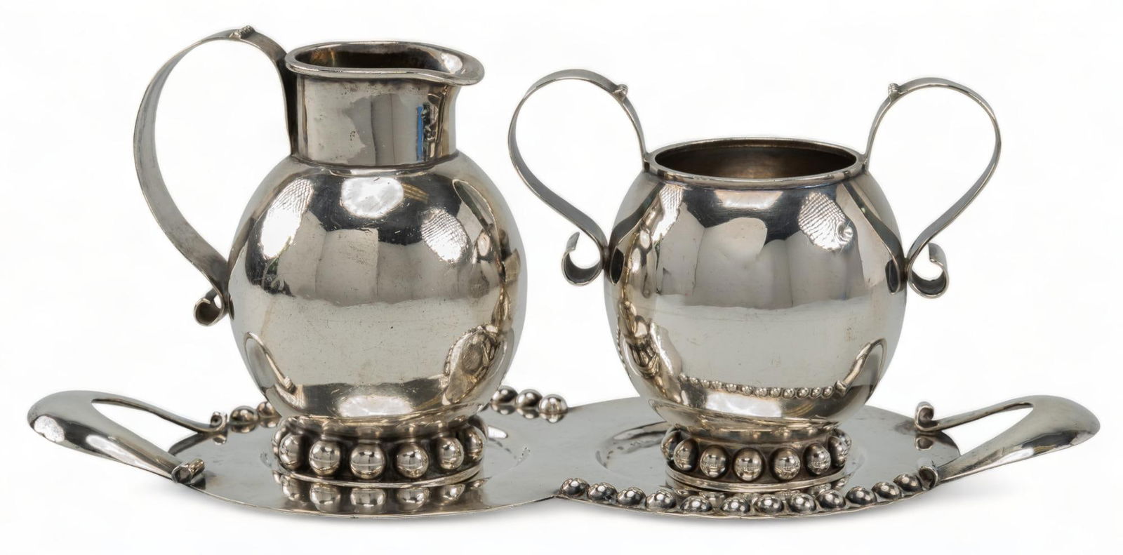 Los Castillo Sterling Silver Creamer and Waste Bowl (1 of 10)