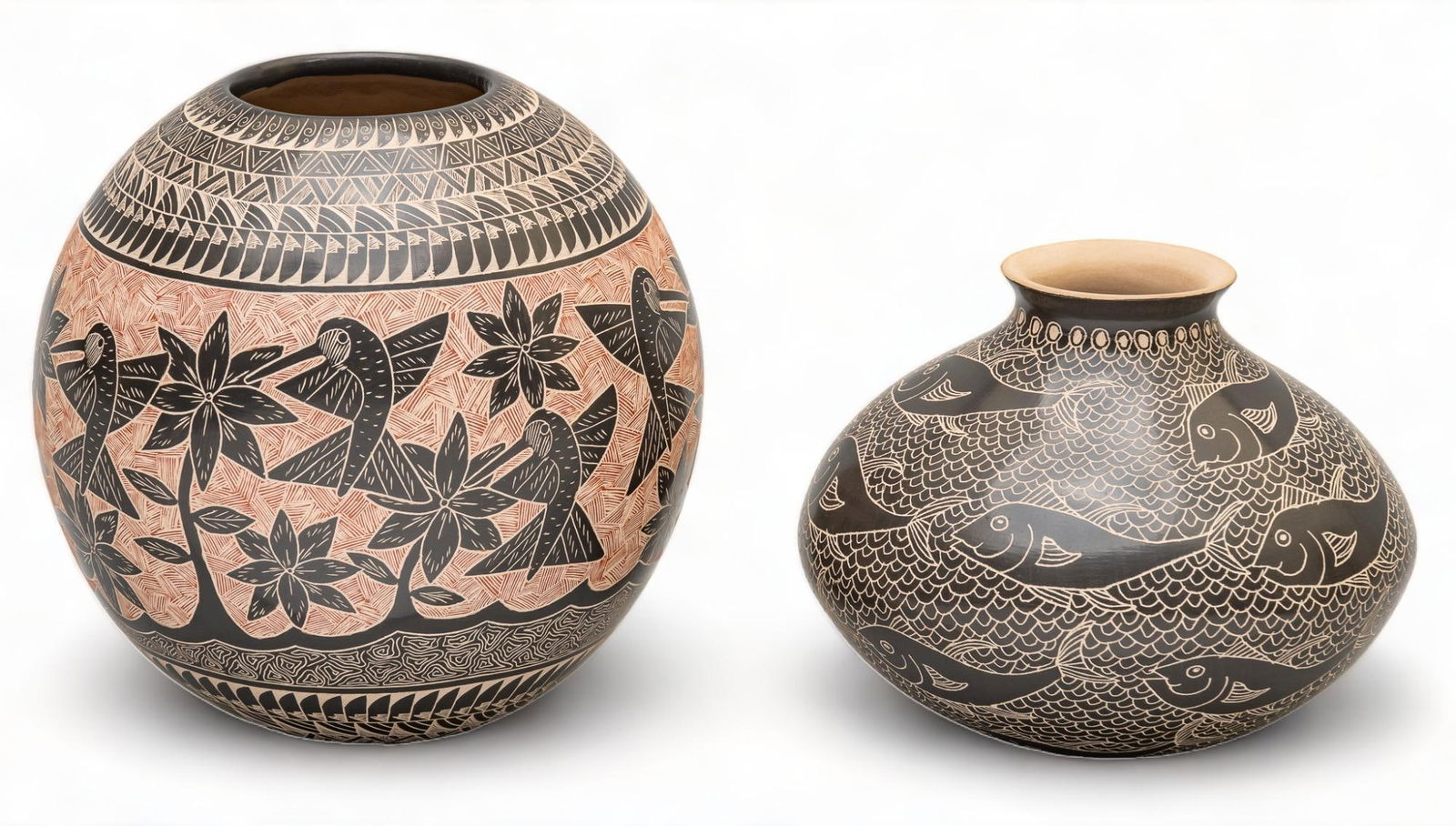 Irma Trevizo; Octavio Silvereria, (2) Mata Ortiz Pots (1 of 7)