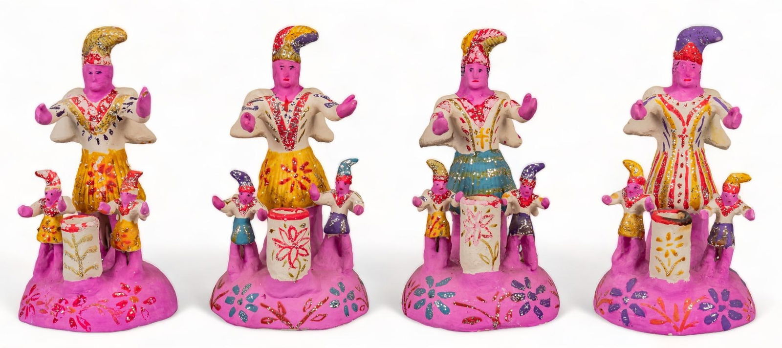 Felipa Hernandez Barragan, Set of (4) Angel Candlesticks (1 of 8)