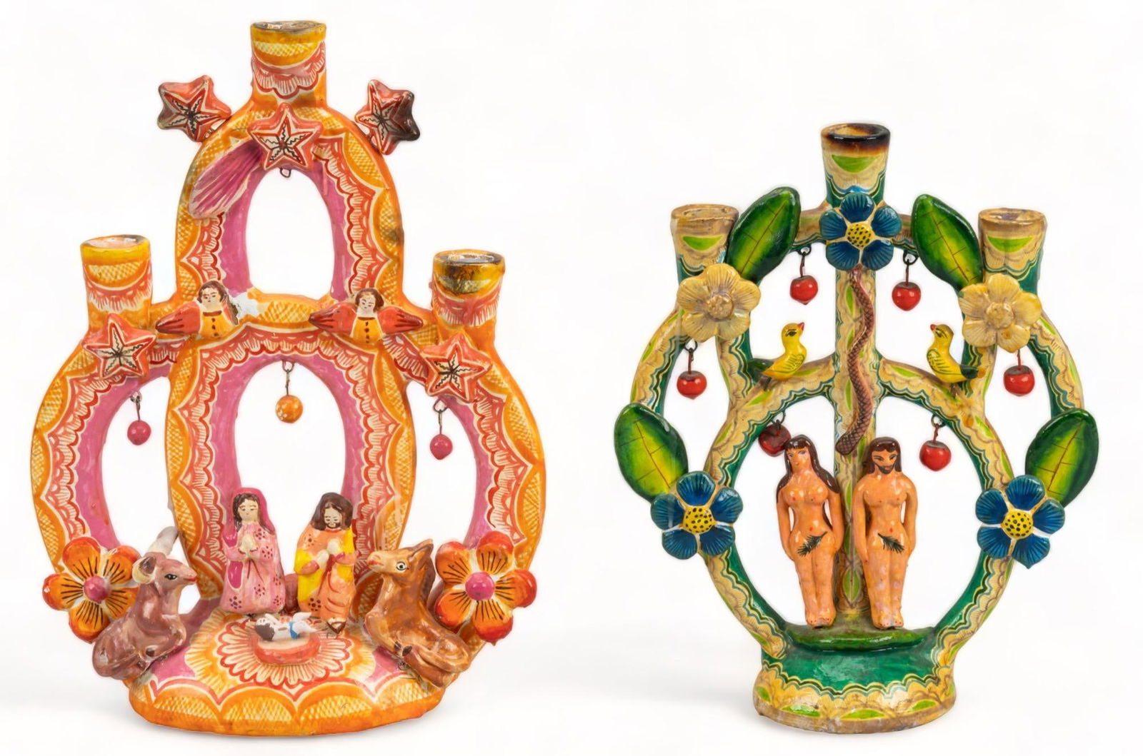 (2) Tree of Life Candelabras (1 of 10)