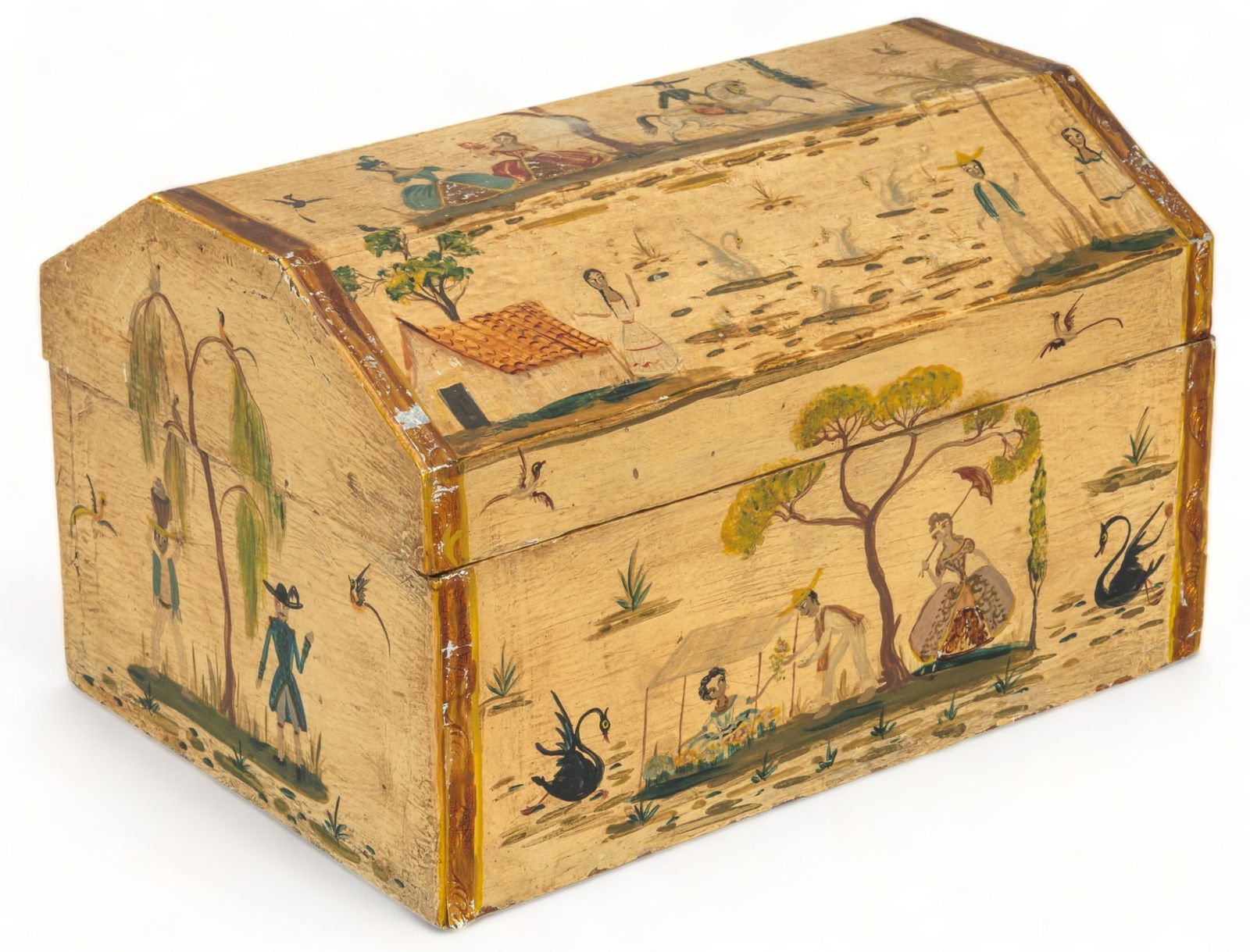 Salvador Corona, Hand-Painted Chest (1 of 8)