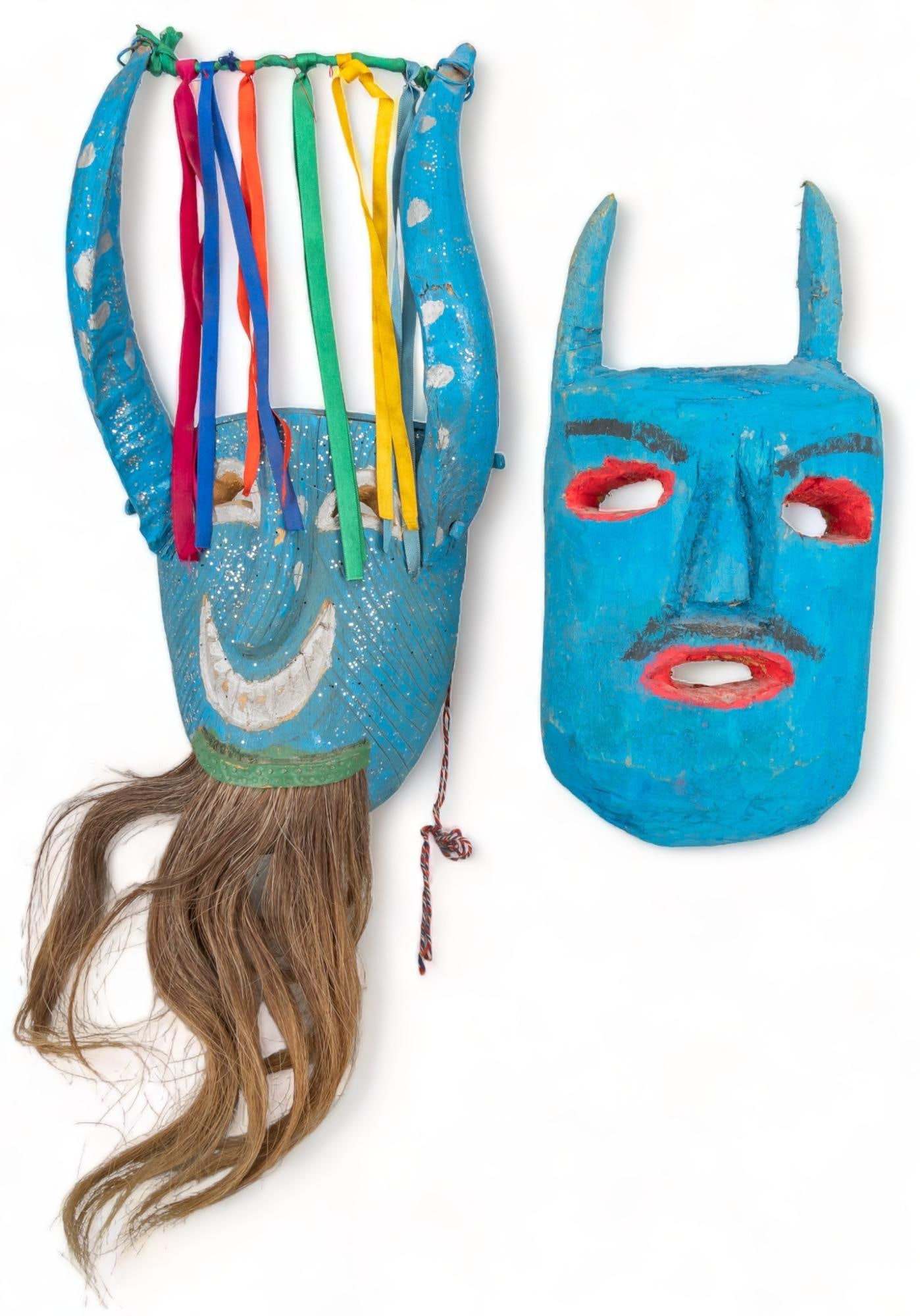 (2) Mexican Dance Masks (1 of 5)