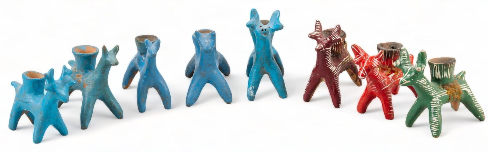 Set of (8) Goat Candlesticks (1 of 9)