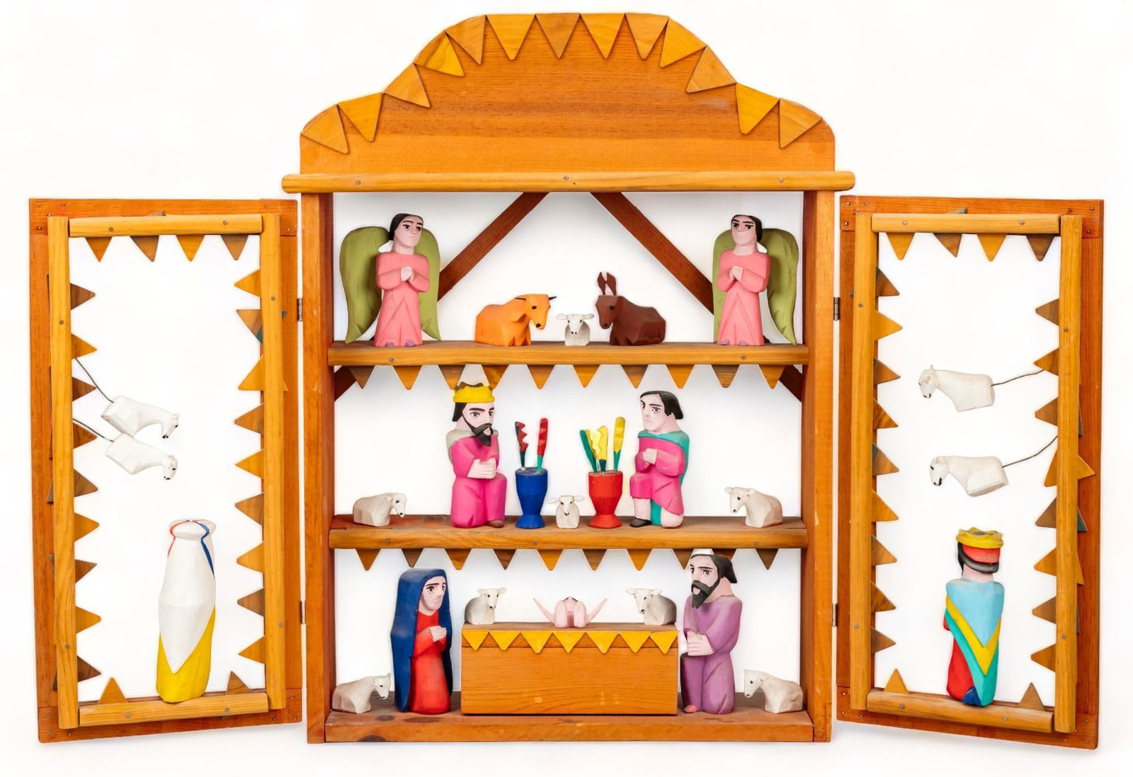 Familia Villafonez, Nativity Retablo (1 of 12)
