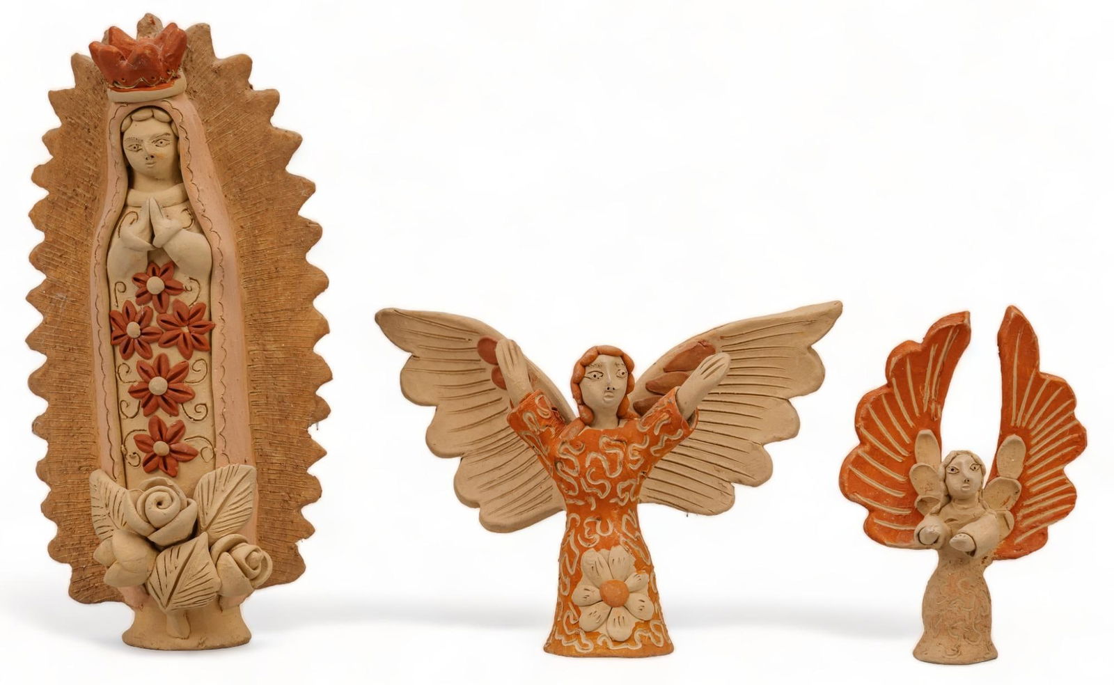 Enedina Vasquez de la Cruz, Virgen de Guadalupe and (2) Angels (1 of 10)