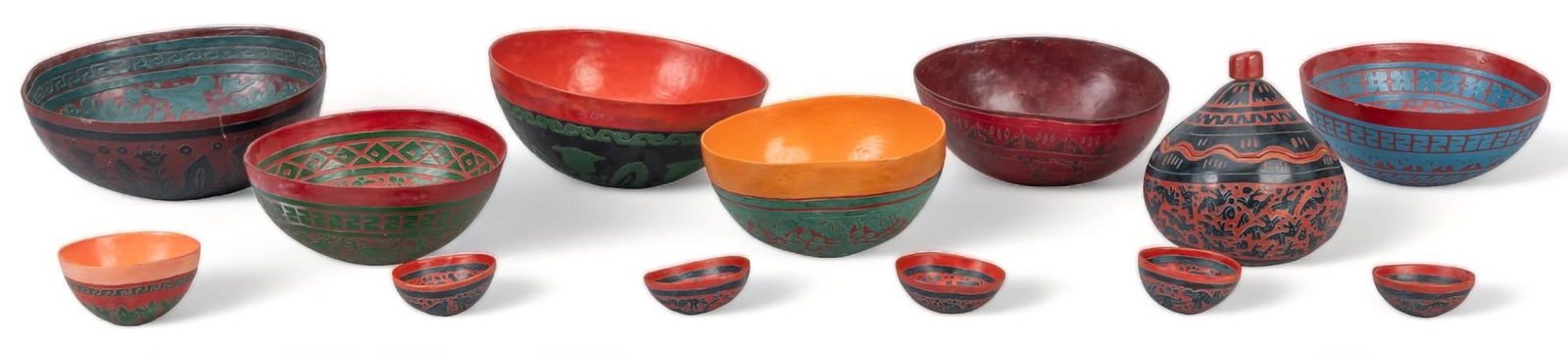 Collection of Olinala Lacquerware (1 of 8)