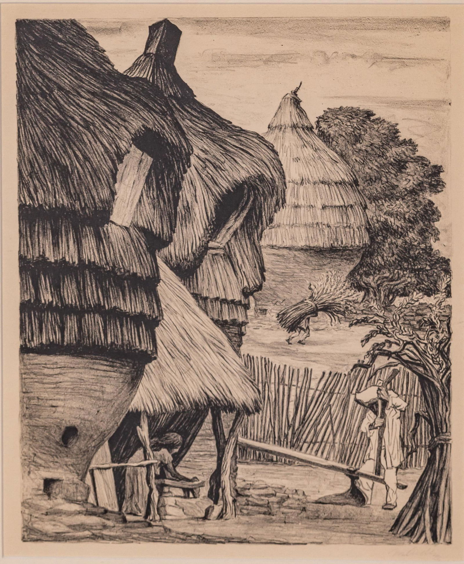 Leopoldo Mendez, Grinding Maize (1 of 4)