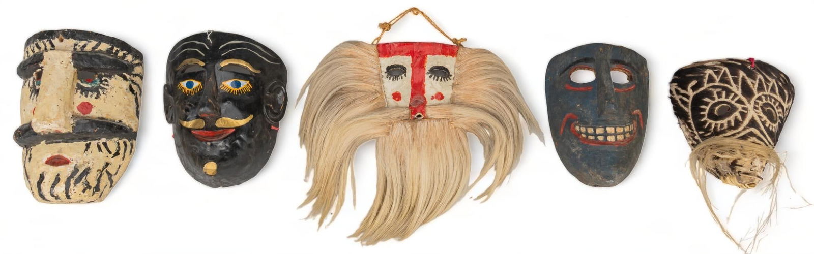 (5) Mexican Folk Art Masks (1 of 6)